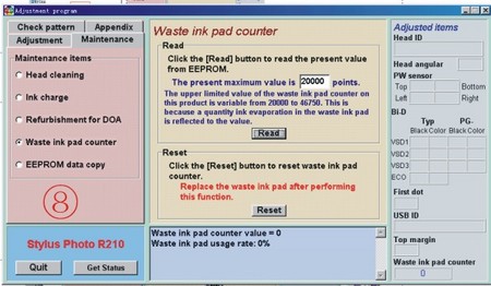 爱普生l3118墨盒清零图解-爱普生801废墨清零软件?