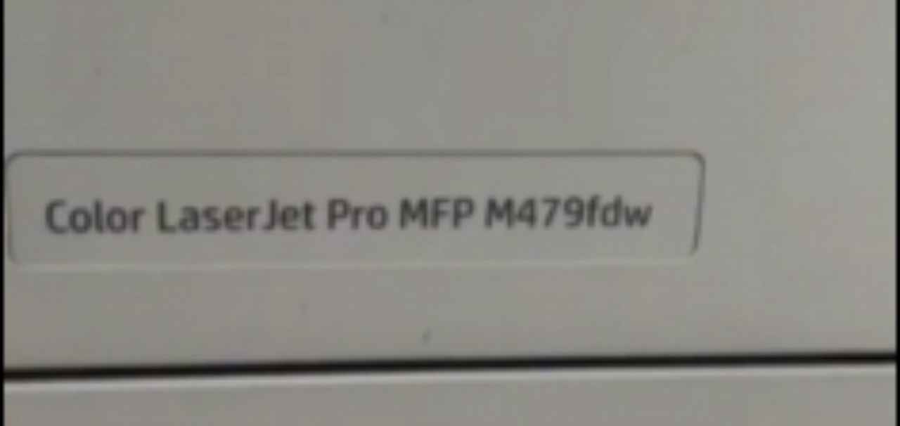 惠普HP479fdw打印机开机提示检测到非HP芯片刷固件降级教程